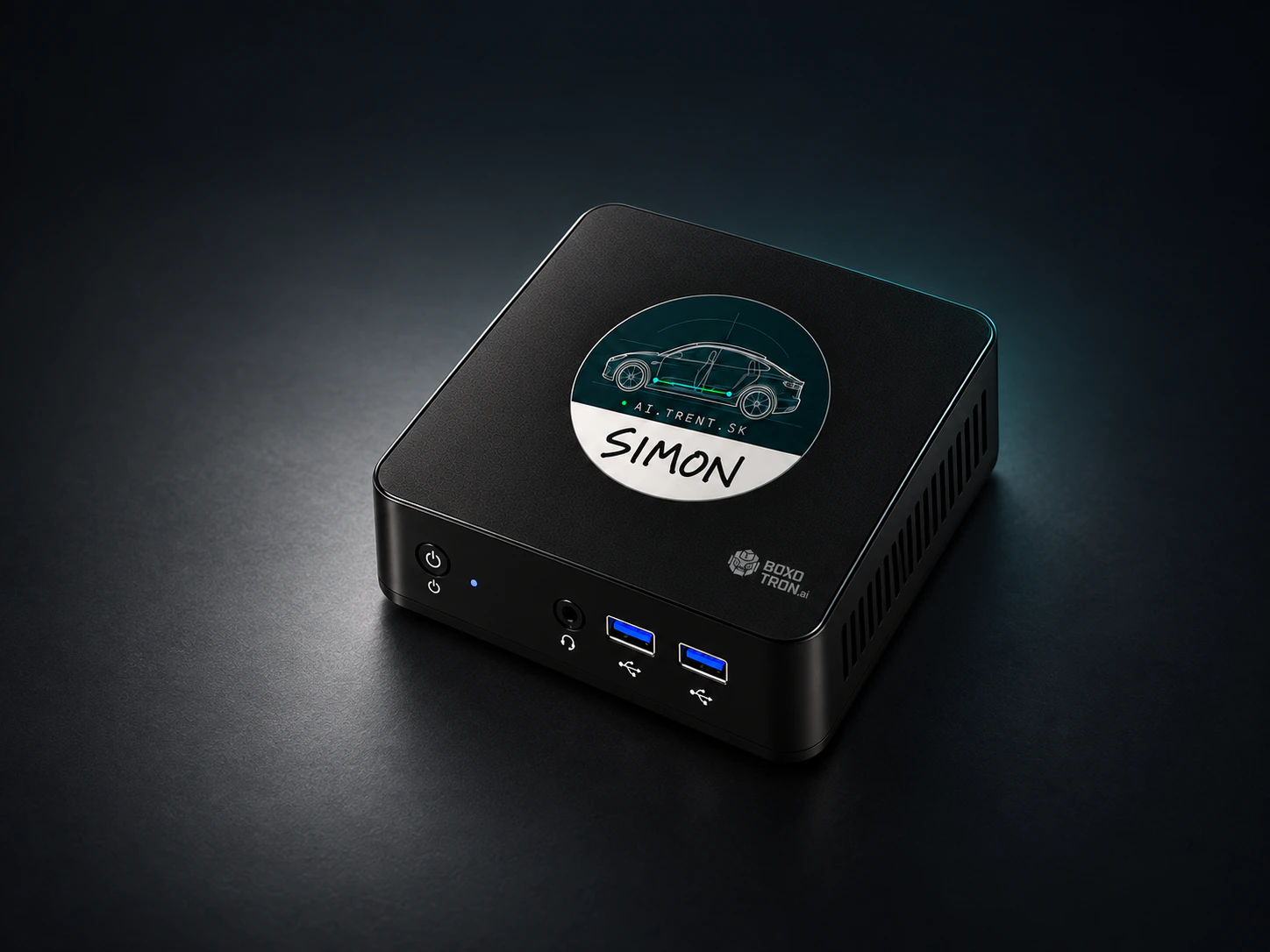 TRENT AI Box Simon v štúdiovom prostredí