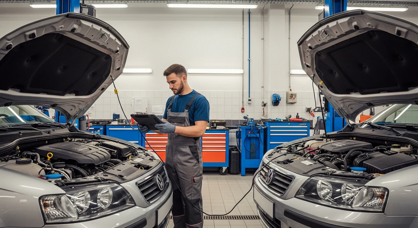 Mechanik s diagnostikou v autoservise